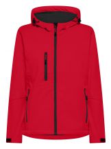 SOFTSHELL WINDSTORM HOODED LADY - RED