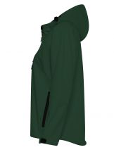 SOFTSHELL WINDSTORM HOODED LADY - FOREST GREEN