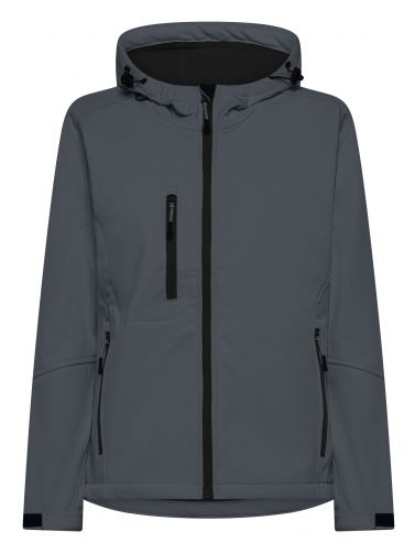 SOFTSHELL WINDSTORM HOODED LADY - GRAPHITE