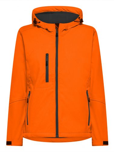SOFTSHELL WINDSTORM HOODED LADY - ORANGE
