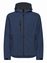 SOFTSHELL WINDSTORM HOODED MAN - NAVY
