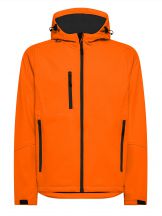 SOFTSHELL WINDSTORM HOODED MAN - ORANGE