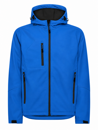 SOFTSHELL WINDSTORM HOODED MAN - ROYAL BLUE