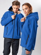 SOFTSHELL WINDSTORM HOODED MAN - ROYAL BLUE