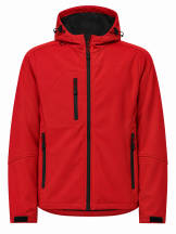 SOFTSHELL WINDSTORM HOODED MAN - RED