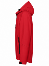 SOFTSHELL WINDSTORM HOODED MAN - RED
