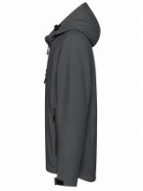 SOFTSHELL WINDSTORM HOODED MAN - GRAPHITE