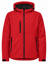 SOFTSHELL WINDSTORM HOODED LADY - RED