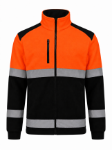 Polar ostrzegawczy dwukolorowy NEOPLUS FLHV450 - ORANGE FLUOR / BLACK