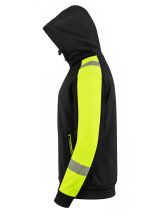 Bluza Techniczna HV PULSE z kapturem SWHV500 - BLACK / GOLD FLUOR
