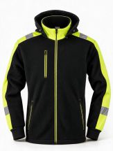 Polar hybrydowy HV z kapturem HYBRIDHV500 - BLACK / GOLD FLUOR