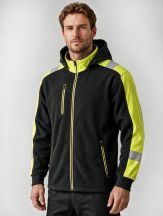Polar hybrydowy HV z kapturem HYBRIDHV500 - BLACK / GOLD FLUOR