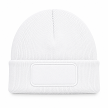 Czapka zimowa URBAN z naszywką - WHITE