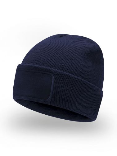 Czapka zimowa URBAN z naszywką - NAVY