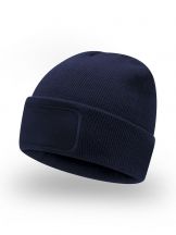 Czapka zimowa URBAN z naszywką - NAVY