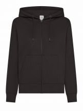 Bluza damska z kapturem, zapinana VEGA - BSW333 - BLACK