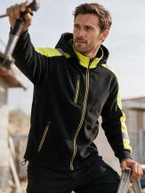 Polar hybrydowy HV z kapturem HYBRIDHV500 - BLACK / GOLD FLUOR