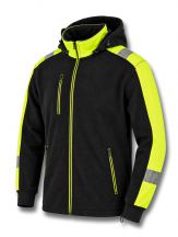 Polar hybrydowy HV z kapturem HYBRIDHV500 - BLACK / GOLD FLUOR