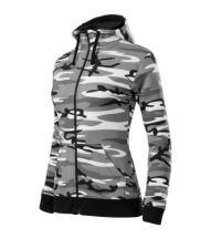 Camo Zipper - Bluza damska