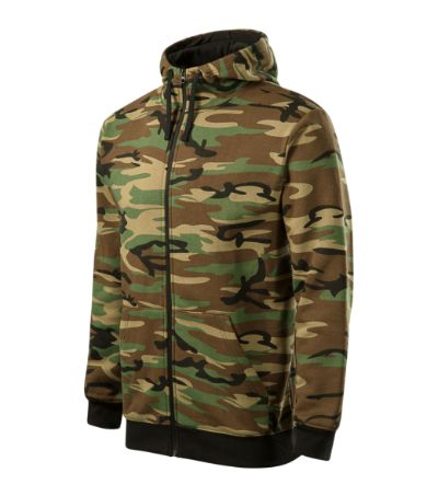 Camo Zipper - Bluza męska