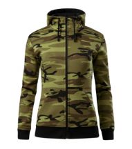 Camo Zipper - Bluza damska