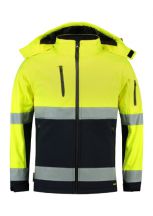 Bi-color EN ISO 20471 Softshell - Softshell kurtka unisex